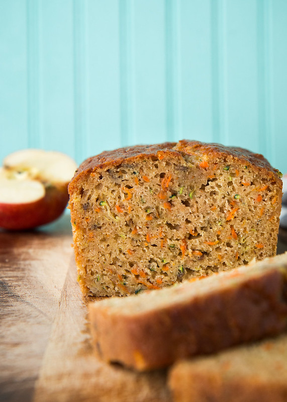 Carrot Zucchini Walnut Bread